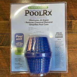 PoolRX 101001 6 Month Algaecide Blue Treats 7.5k-20k gallons +